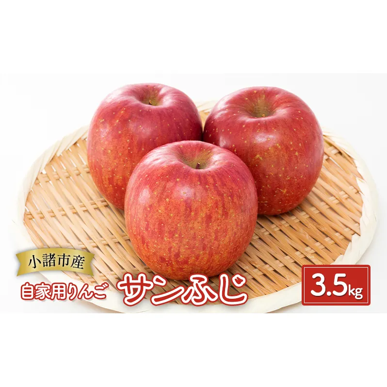 りんご【自家用りんご サンふじ 3.5kg】信州りんご リンゴ 林檎 果物 くだもの フルーツ 信州 長野