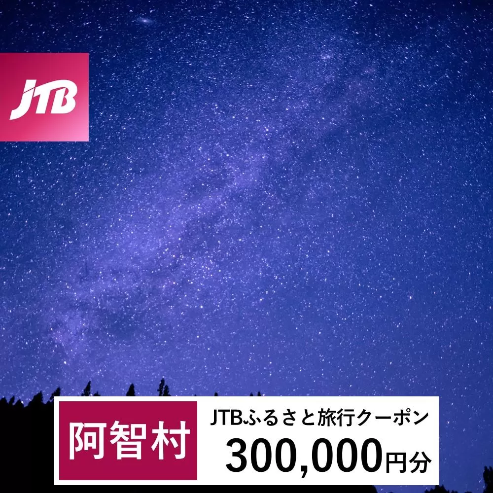 【阿智村】JTBふるさと旅行クーポン（Eメール発行）（300,000円分）