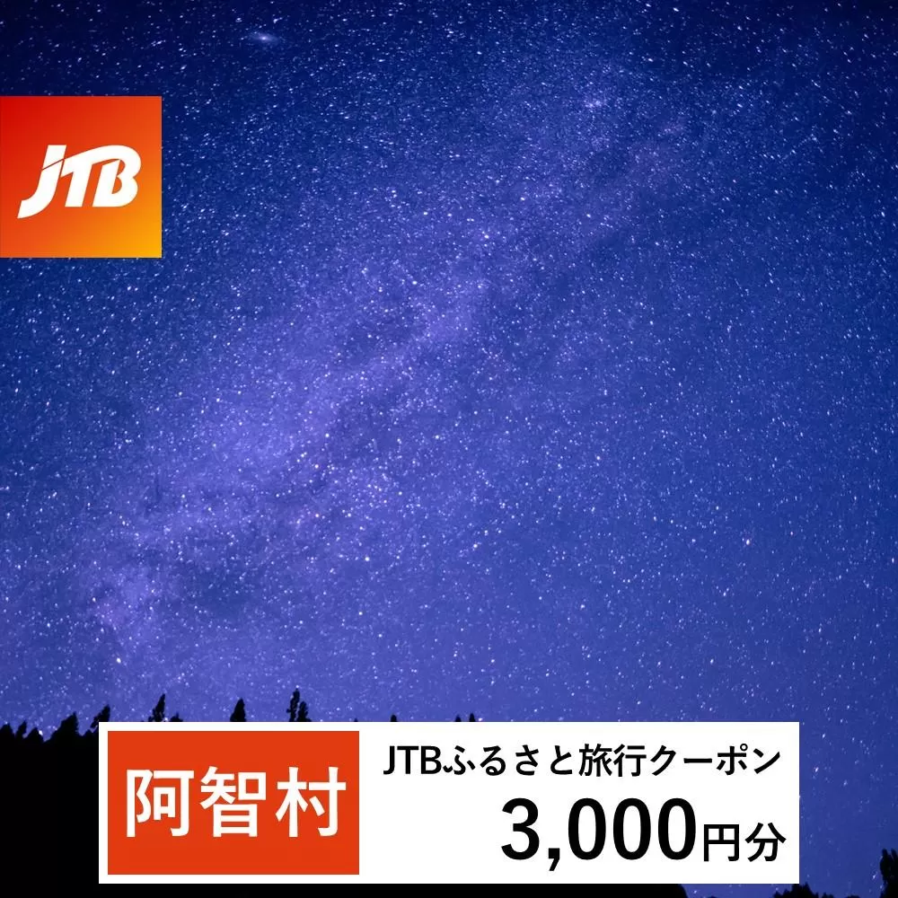 【阿智村】JTBふるさと旅行クーポン（Eメール発行）（3,000円分）