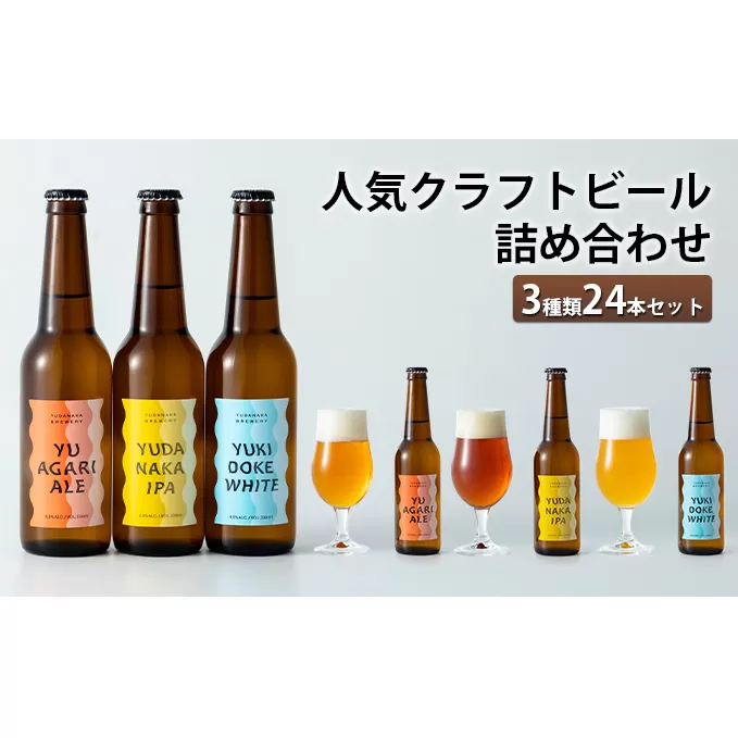 人気クラフトビール詰め合わせ3種類24本セット