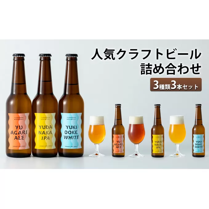 人気クラフトビール詰め合わせ3種類3本セット