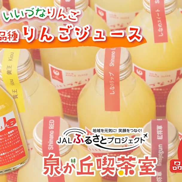 信州産 りんごジュース [ 品種おまかせ] 230ml × 6本 「 JALふるさとプロジェクト商品」 泉が丘喫茶室 沖縄県への配送不可 飲料 果汁飲料 りんご リンゴ 林檎 ジュース 信州 15500円 長野県 飯綱町 [1884]