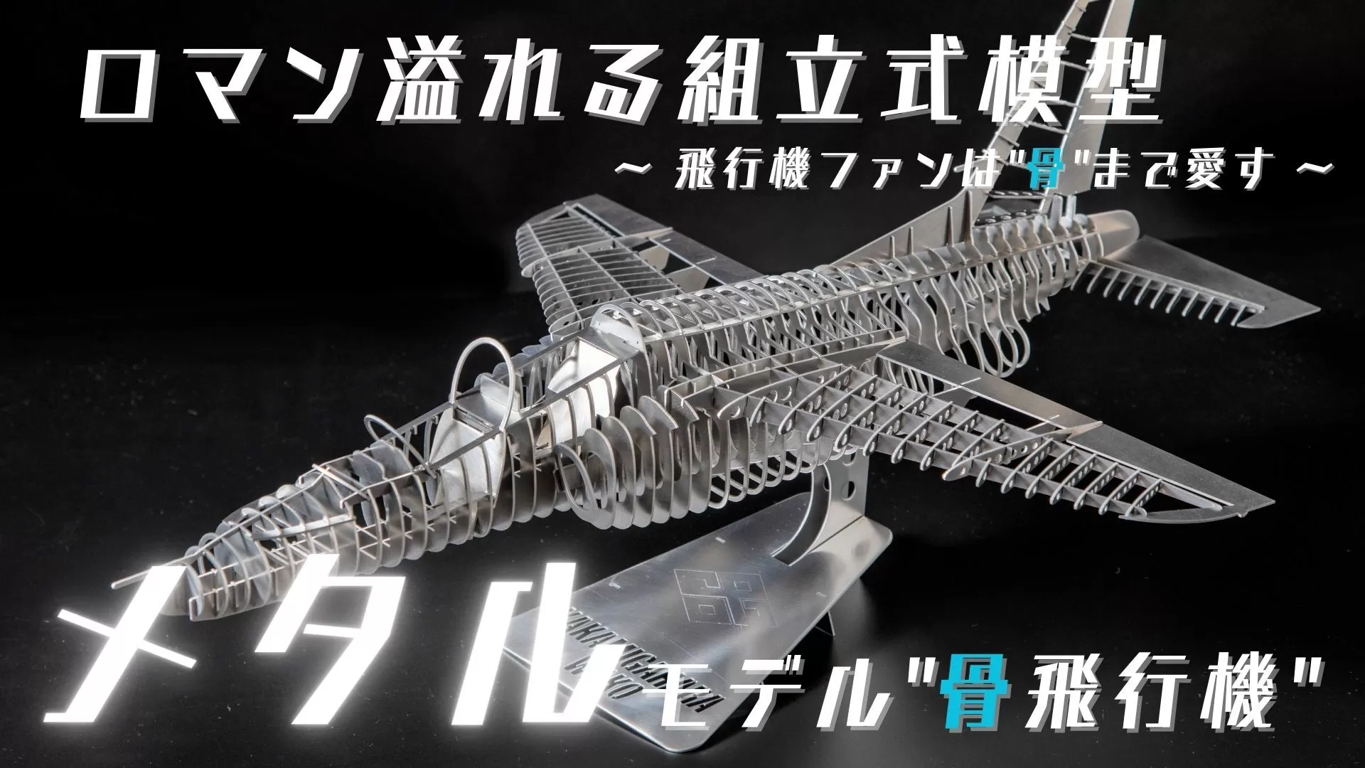 271 組立式模型「メタルモデル”骨飛行機”」