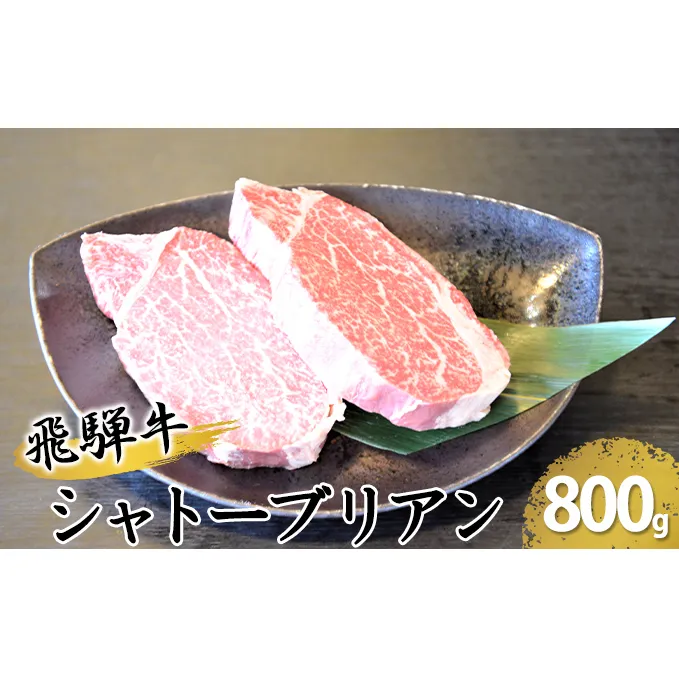 飛騨牛シャトーブリアン約800g（4～6枚切り）