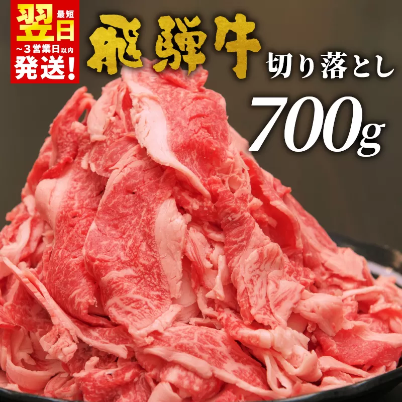 飛騨牛 切り落とし 700g 訳あり 牛肉 和牛 肉 お肉 切落し 不揃い にく 切り落し 東白川村 ブランド牛 国産 人気 おすすめ 薄切り きりおとし 岐阜 すき焼き お取り寄せ 冷凍 養老ミート