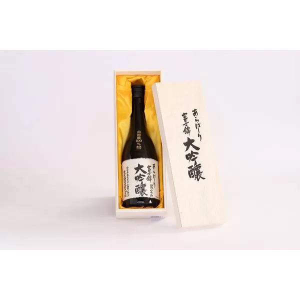 0020-01-03 富士宮の日本酒 富士錦 大吟醸 あらばしり 箱入 720ml