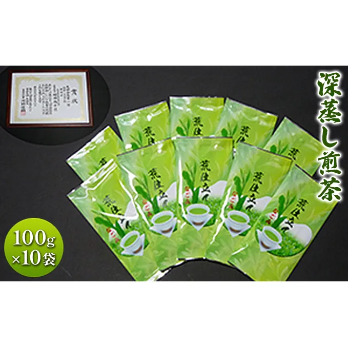 深蒸し煎茶 100g 10袋 セット 詰め合わせ 深蒸し茶 深蒸し 煎茶 緑茶 日本茶 お茶 茶 お茶っぱ 茶葉 飲み物 飲料 ドリンク 静岡茶 静岡 静岡県 島田市