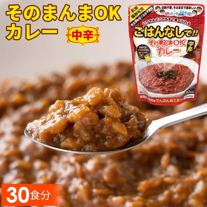 No.115 三徳屋 そのまんまOKカレー 中辛 30食分