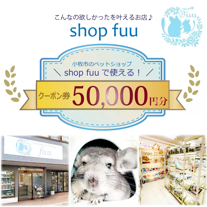 shop fuuで使えるクーポン券（50,000円）［145S81］