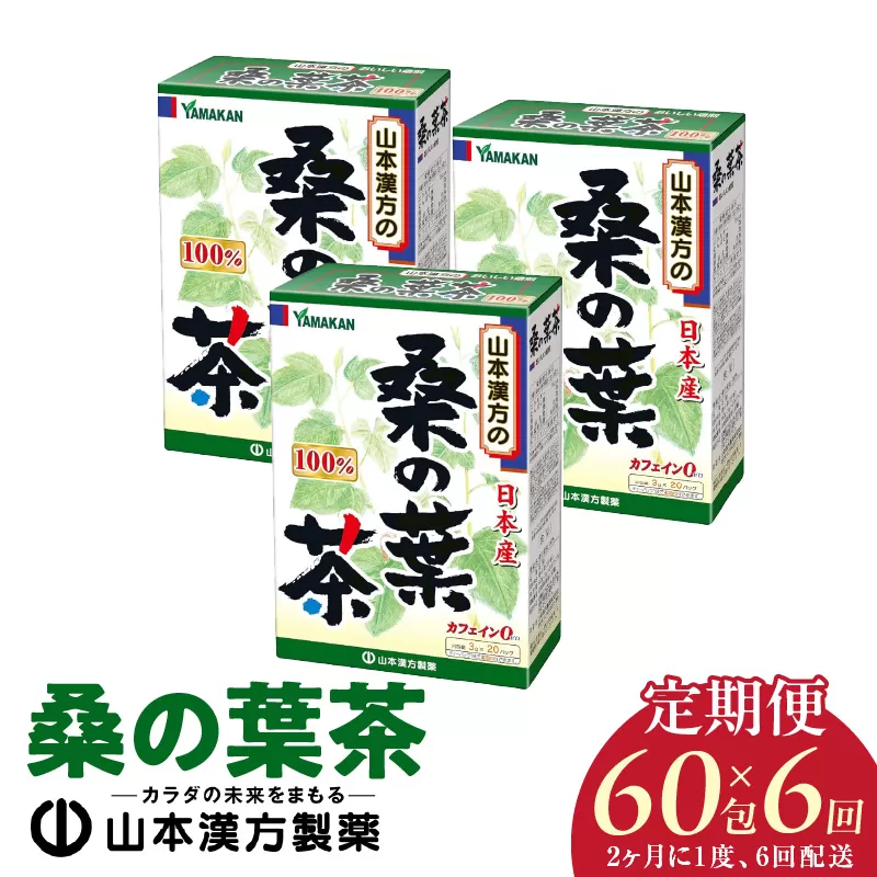 ＜2ヶ月に1度、6回送付＞桑の葉茶［027Y40-T］　山本漢方　定期便