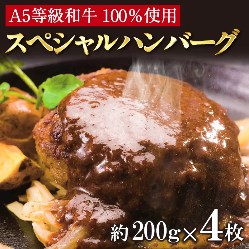 [№11-0014]A5等級和牛100％　肉や大善スペシャルハンバーグ