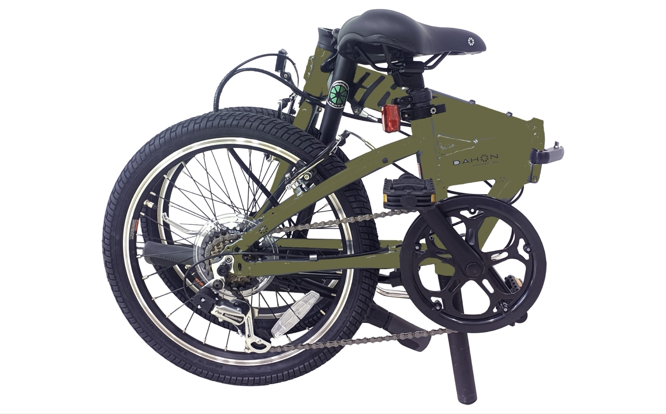 40年の歴史をもつ米国ダホン社の高性能折り畳み自転車 DAHON International Folding Bike Hit Limited  Edition Khaki｜四日市市｜三重県｜返礼品をさがす｜まいふる by AEON CARD