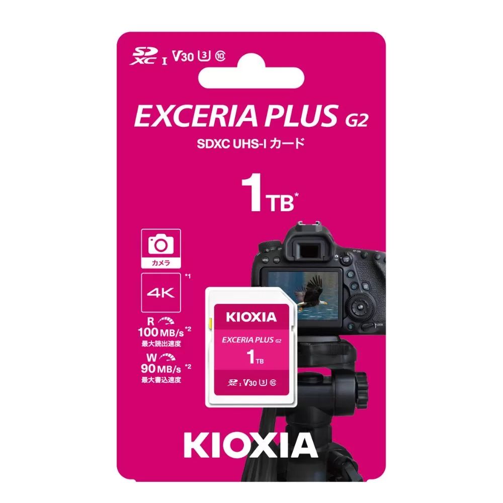 キオクシア（KIOXIA）EXCERIA PLUS G2 SDXC  UHS-Iメモリカード　１TB