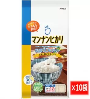 大塚食品 マンナンヒカリ 525g(75g×7袋)×10個入 [0186]