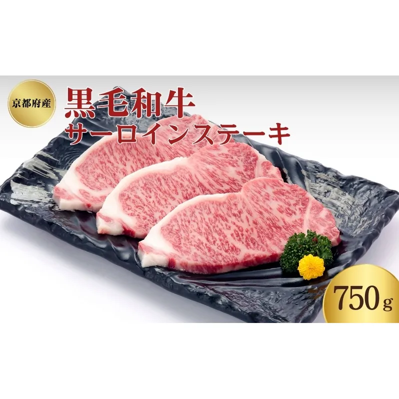 京都府産 黒毛和牛 サーロインステーキ 750g