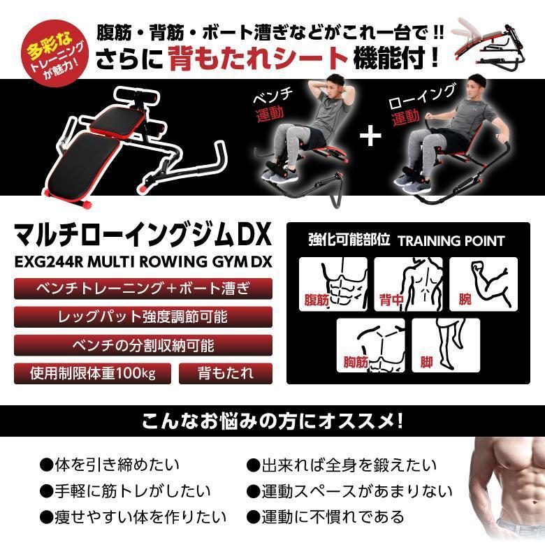 マルチローイングジムDX/EXG244R 健康 運動 ダイエット 家庭用 ベンチプレス 大阪府高槻市/アルインコ[AOAB063]｜高槻市｜大阪府｜返礼品をさがす｜まいふる  by AEON CARD