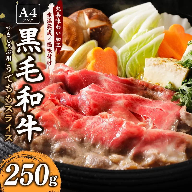 【特別規格】A4ランク 黒毛和牛 250g すきしゃぶ用【氷温熟成×極味付け すき焼き しゃぶしゃぶ】