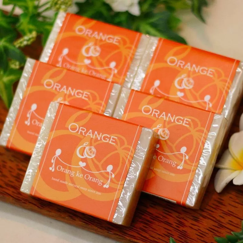無添加手作り石鹸 一番人気のオレンジが好きなあなたに（オレンジ80g×5個）