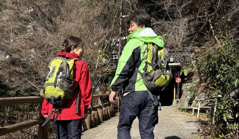 自然を満喫する身近なハイキング道