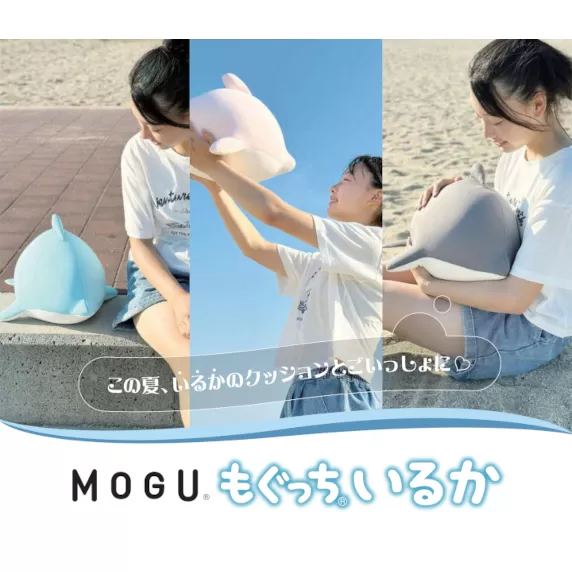 MOGU もぐっちいるか チャコールグレー／ホワイト