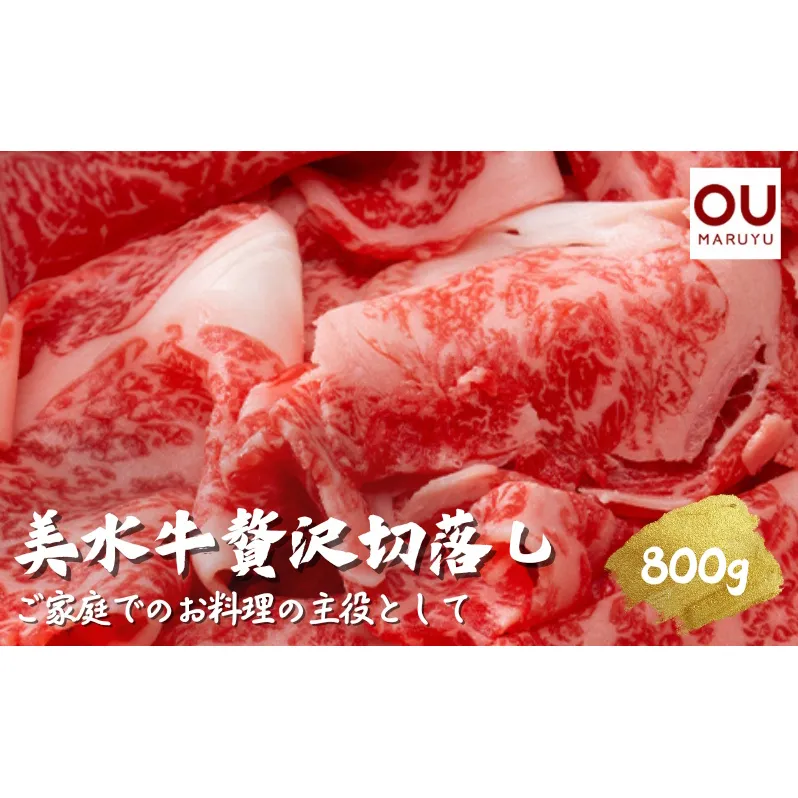 美水牛贅沢切落し８００ｇ（２００ｇ×４）　（冷凍品）【お中元 ギフト 夏 肉 お祝い 】