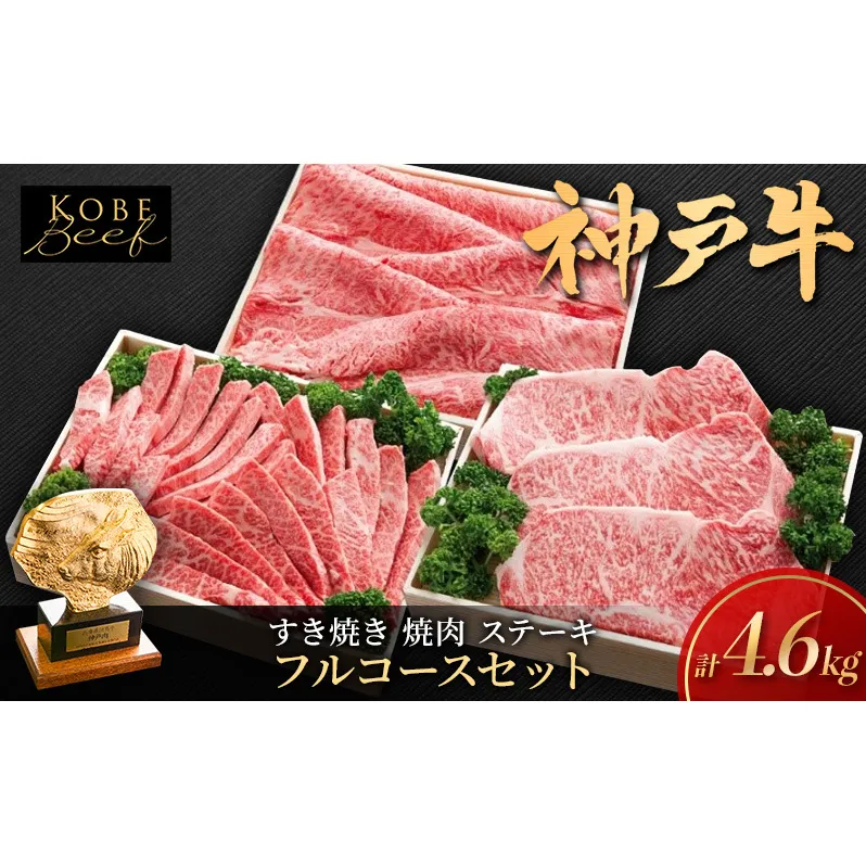 神戸ビーフ KSFC30 フルコースセットB 神戸牛 焼肉 太田家 冷凍 肉 牛肉