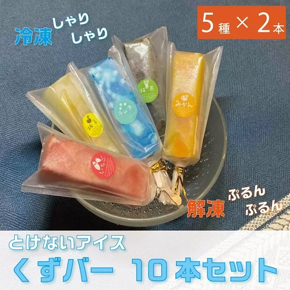 くずバー10本セット(5種類×2本)