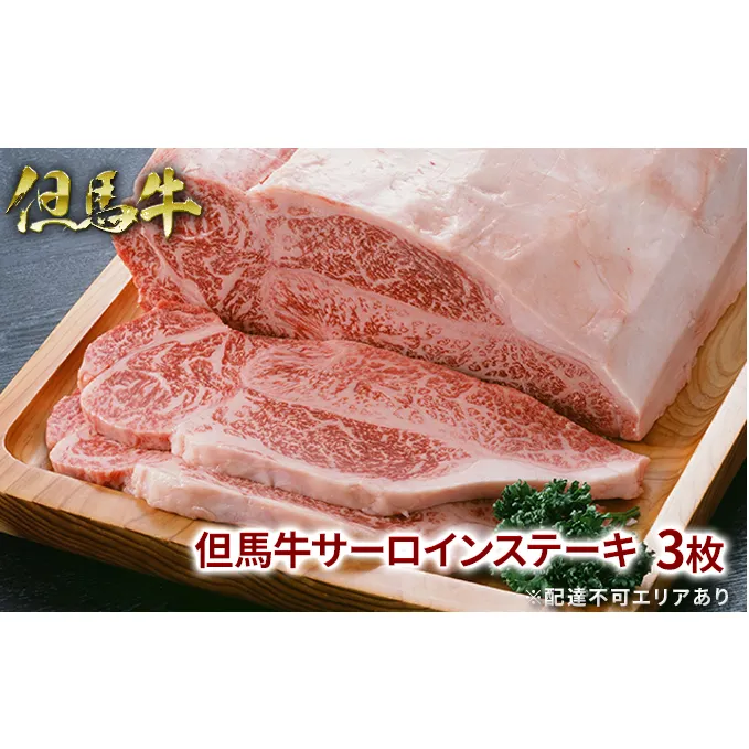  但馬牛 サーロイン ステーキ 200g×3枚 計600g[ 牛肉 お肉 ブランド牛 キャンプ BBQ アウトドア バーベキュー ギフト 母の日 父の日 ]