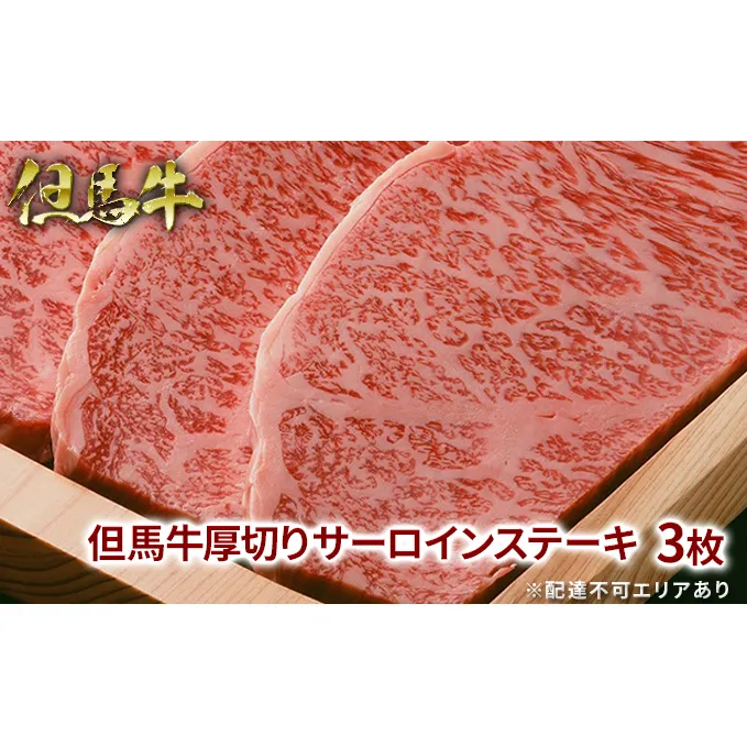  但馬牛 厚切り サーロイン ステーキ 300g×3枚 計900g[ 牛肉 お肉 ブランド牛 キャンプ BBQ アウトドア バーベキュー ギフト 母の日 父の日 ]