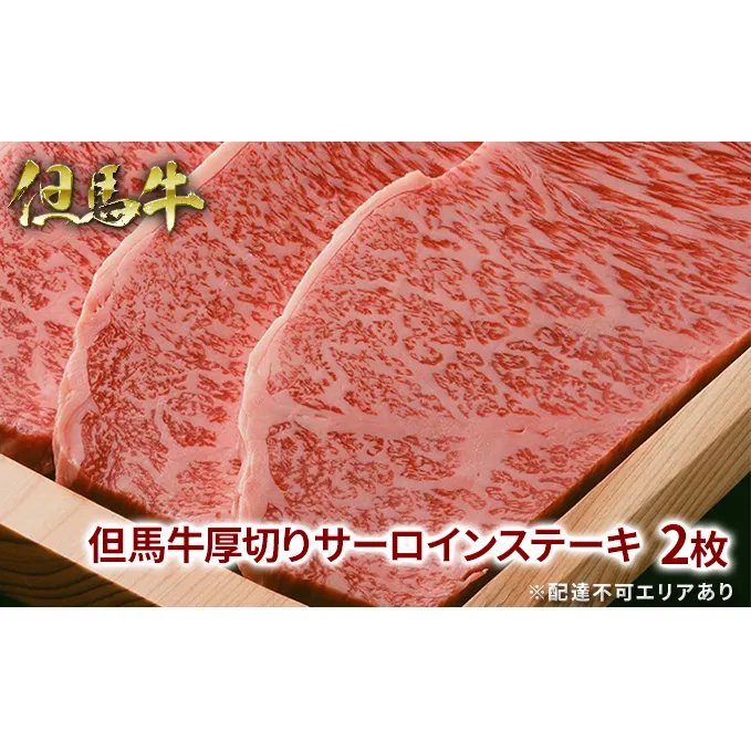  但馬牛 厚切り サーロイン ステーキ 300g×2枚 計600g[ 牛肉 お肉 ブランド牛 キャンプ BBQ アウトドア バーベキュー ギフト 母の日 父の日 ]