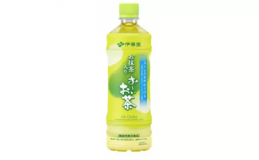 ＜兵庫県神河町＞伊藤園のお抹茶入りおーいお茶　600ml×24本(1ケース)【1458280】