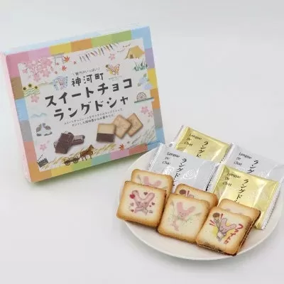 神河町スイートチョコラングドシャ 1箱10個入り×4箱【1329931】