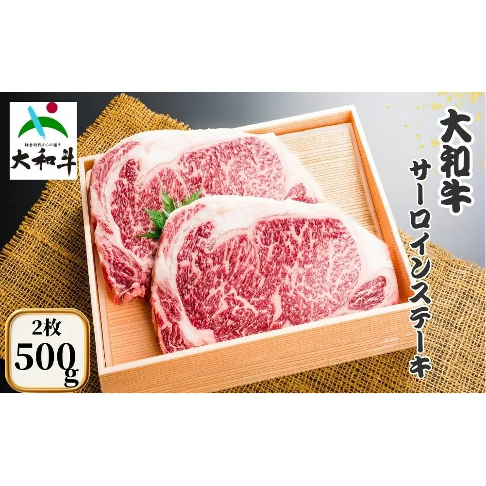 (冷凍) 大和牛 ステーキ サーロイン (250g×2枚) ／ 金井畜産 焼肉 キャンプ バーベキュー アウトドア 贈答 父の日 母の日 奈良県 宇陀市 お中元 贈答用 贈り物 暑中見舞い お土産 お歳暮 内祝い 美味しい部位 送料無料 ふるさと納税