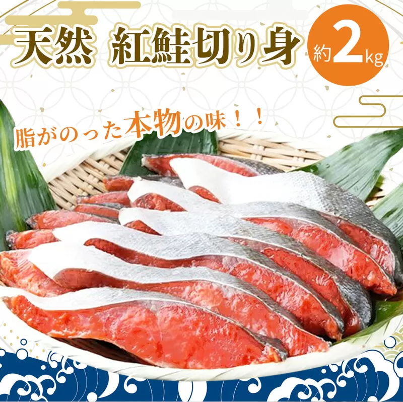 [天然鮭使用]大ボリューム!和歌山県 魚鶴仕込の天然紅サケ切身 約2kg(約18切れ〜22切れ) / 鮭 シャケ 魚 切り身 焼き魚 ご飯のおとも おかず おつまみ