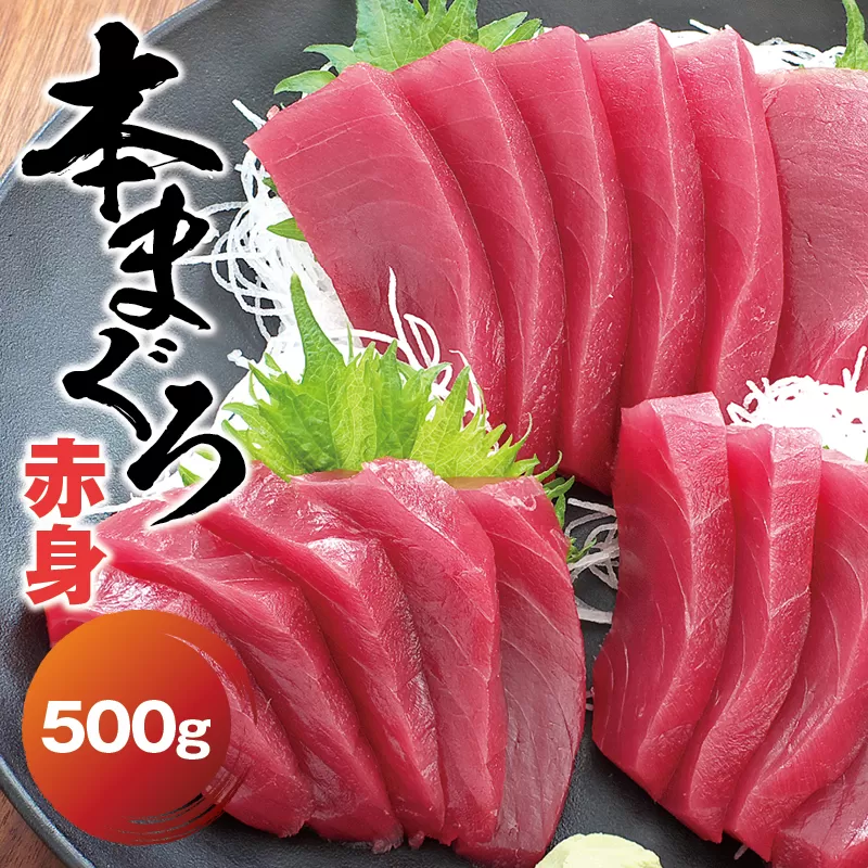 本マグロ 赤身500g（養殖） マグロ まぐろ 赤身 刺身 サク 柵