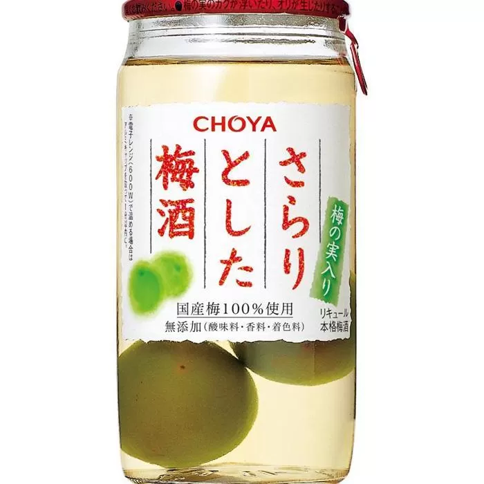 The CHOYA さらりとした梅酒(梅の実入り) 160ml×30本