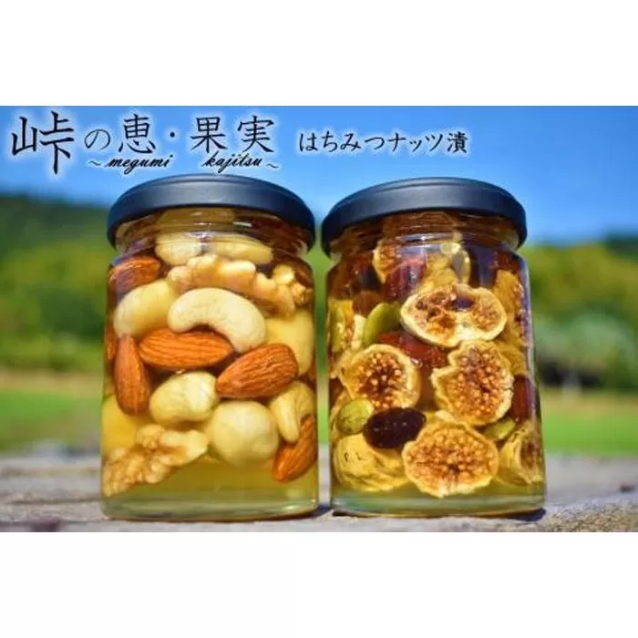 ナッツ・ドライフルーツの蜂蜜漬2種セット【峠の恵】【峠の果実】