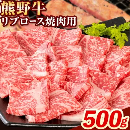 牛肉 熊野牛 リブロース 焼肉 用 500g 株式会社Meat Factory《30日以内に出荷予定(土日祝除く)》和歌山県 日高川町 送料無料 国産 牛肉 肉 黒毛和牛 リブ ロース 焼肉用 焼き肉 お取り寄せグルメ