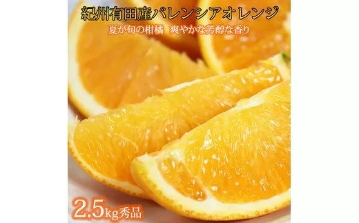 秀品　希少な国産バレンシアオレンジ　2.5kg　※2025年6月下旬〜7月上旬頃順次発送（お届け日指定不可）