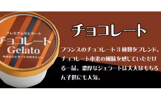 プレミアムジェラート チョコレート12個セット アイスクリームセット 100mlカップ ゆあさジェラートラボラトリー