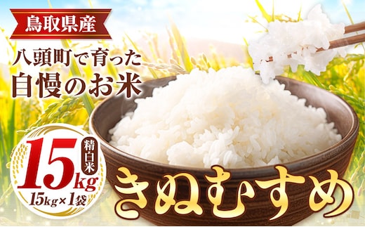 令和5年産 鳥取県産 きぬむすめ15kg 精白米 15kg×1袋 フォレスト姫宮《90日以内に発送予定(土日祝除く)》鳥取県 八頭町 米 お米 白米  ご飯｜八頭町｜鳥取県｜返礼品をさがす｜まいふる by AEON CARD