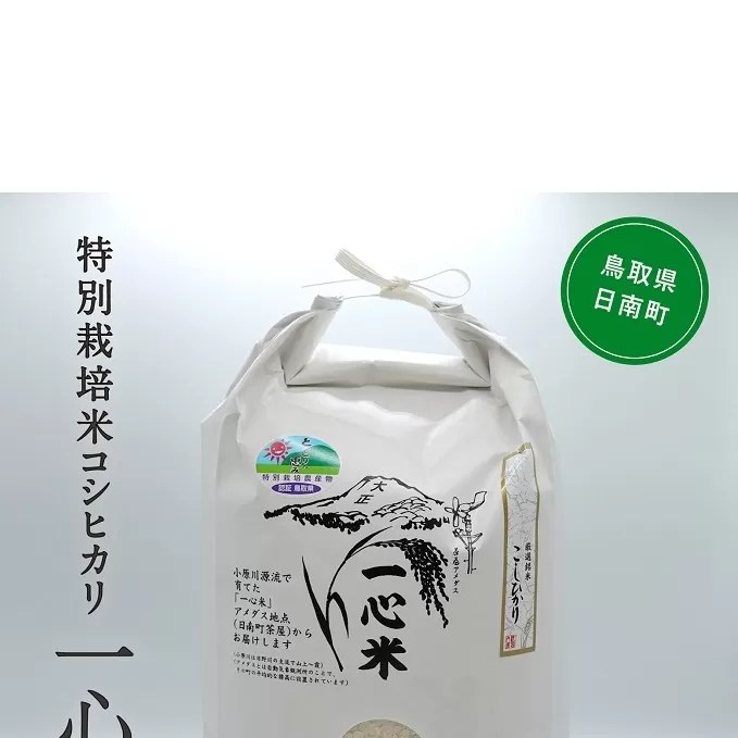 【新米・予約】令和6年産 矢原一心ファーム 特別栽培米 コシヒカリ 10kg 米 お米 おこめ 鳥取県日南町 こしひかり 特別栽培