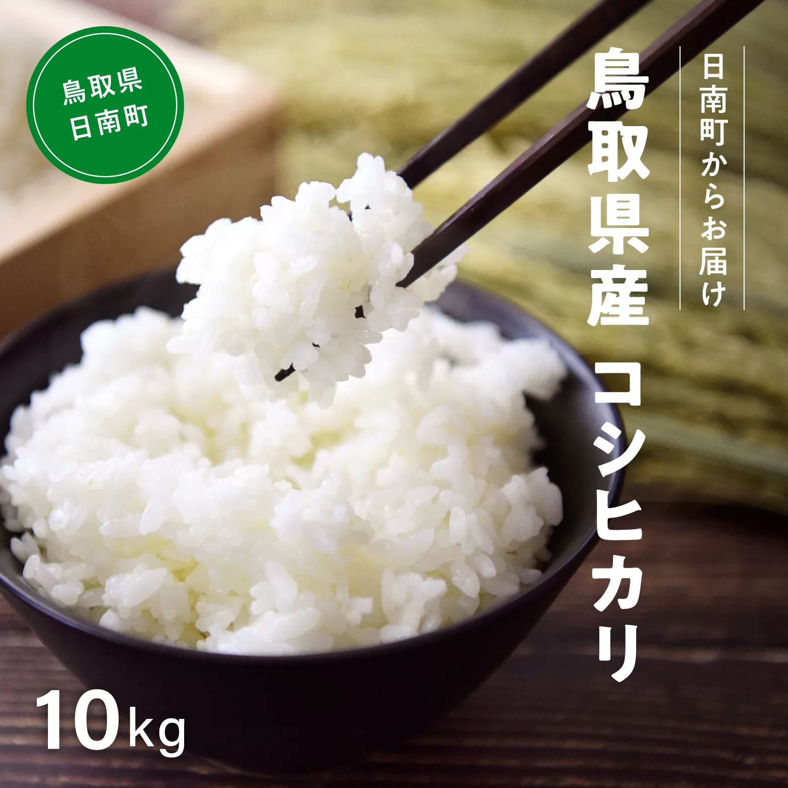 【新米・予約】【白米】令和6年産 鳥取県産コシヒカリ 10kg 米 お米 こめ コメ 精米 日南町精米 鳥取県日南町