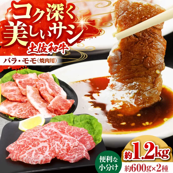 土佐和牛　モモ・バラ焼肉セット　各約200g×3【高知県食肉センター株式会社】 [ATFC008]