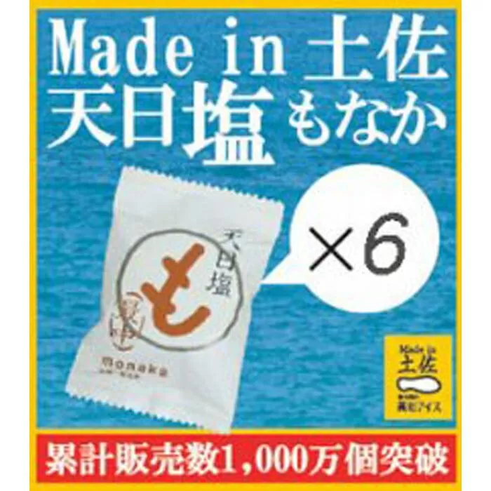 高知アイス　天日塩もなか６個 | 塩アイス Made in 土佐 モナカ アイス