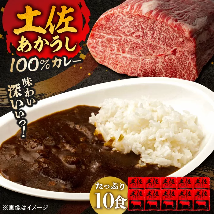 高知土佐あかうしビーフカレー 10食セット レトルト カレー あか牛 土佐あかうし 牛肉 牛カレー 保存食 常備 人気 おすすめ 高知市 【株式会社 四国健商】 [ATAF053]