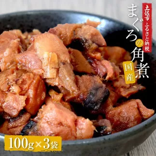 訳あり 鮪角煮100g×3パック 食品 マグロ 鮪 角煮 煮物 ご飯のお供 常備菜 常温配送 そのまま かんたん 簡易梱包 ふるさとのうぜい 故郷納税 返礼品 高知 高知県