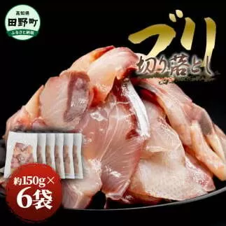 ぶり 切り落とし 約900g （約150g×6パック） ブリ 鰤 切り身 魚 魚介 パック 高知県産 国産 冷凍配送 おかず お弁当 料理 刺身 ぶりしゃぶ 照り焼き 刺身 刺し身 便利 たっぷり 美味しい おいしい