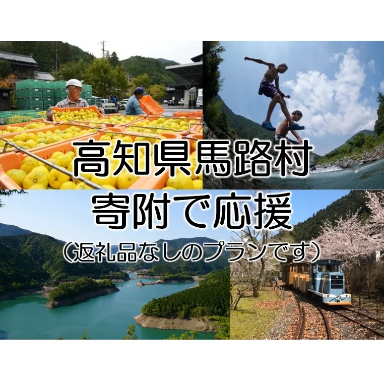 【ふるさと納税】 寄附で馬路村を応援（返礼品はございません） 高知県 馬路村 寄附のみ 返礼品無し【554】