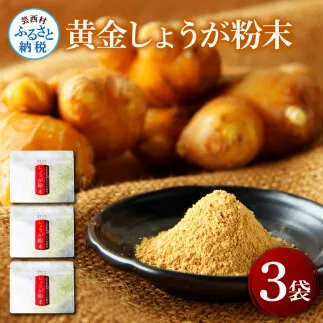 SNS008　黄金しょうが粉末50g×3袋 - しょうが ショウガ 生姜 生姜パウダー 坂田信夫商店 黄金しょうが 高知 国産 料理 紅茶 しょうが湯 健康 美容 ふるさとのうぜい 故郷納税9000円 返礼品